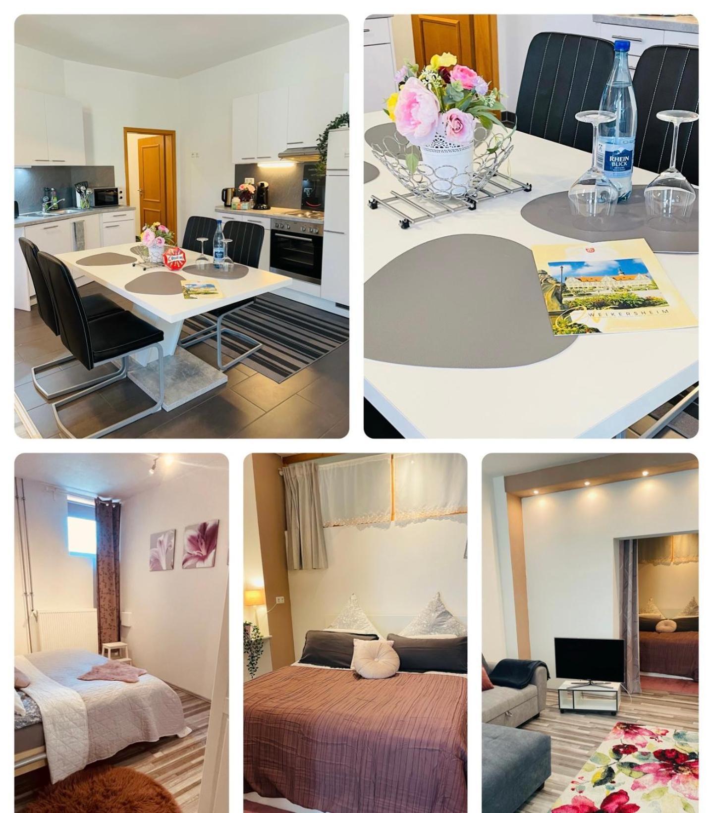 Ferienwohnung Marina An Der Romantischen Strasse Weikersheim Exteriör bild